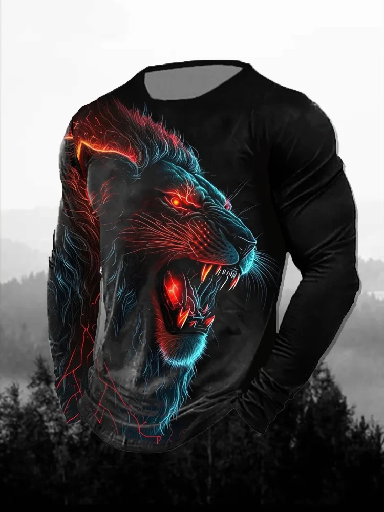 เสื้อยืดแขนยาวผู้ชาย ลายพิมพ์  - 3D Printing Custom บทวิจารณ์และราคา