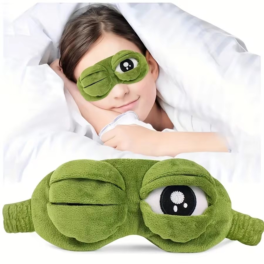 หน้ากากปิดตา 3D ลายกบ สำหรับกา - 3D Printing Mask บทวิจารณ์และราคา